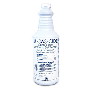 Product image for LUCAS-CIDE Disinfectant Concentrate Quart Blue