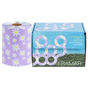 Product image for Framar Whoopsie Daisy Embossed Foil Roll 320 ft