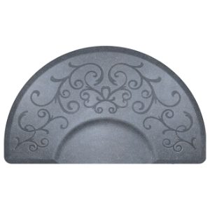 Product image for Smart Step Granite Bella Round 3'x5' Sapphire Mat