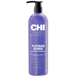 Product image for CHI Ionic Illuminate Platinum Blonde Shampoo 25 oz