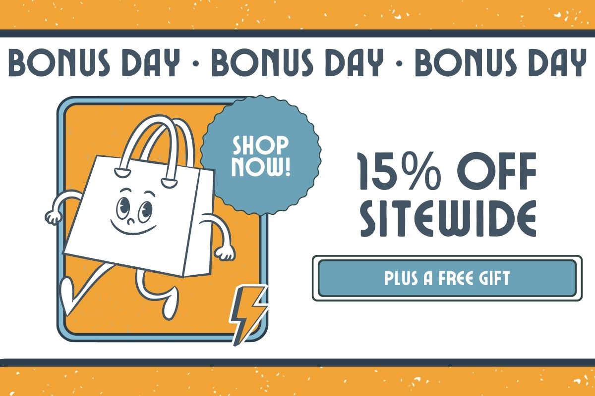 Black Friday and cyber Monday sale 15% off sitewide